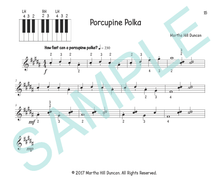 PORCUPINE POLKA - Piano Solo from THE LION'S TALE