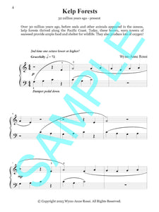 KELP FORESTS – Piano Solo from Prehistoric Piano Bk 1 by Wynn-Anne Rossi