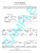 FOREST SHADOWS – Piano Solo from Prehistoric Piano Bk 3 by Martha Hill Duncan