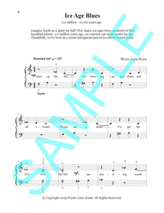 ICE AGE BLUES - Piano Solo from Prehistoric Piano Bk 1 by Wynn-Anne Rossi