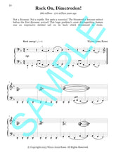 ROCK ON, DIMETRODON! – Piano Solo from Prehistoric Piano Bk 3 by Wynn-Anne Rossi