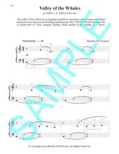 VALLEY OF THE WHALES - Piano Solo from Prehistoric Piano Bk 1 by Martha Hill Duncan