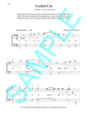 COOLEST CAT – Piano Solo from Prehistoric Piano Bk 1 by Martha Hill Duncan