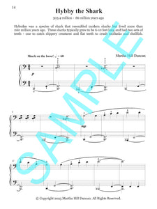 HYBBY THE SHARK – Piano Solo from Prehistoric Piano Bk 2 by Martha Hill Duncan