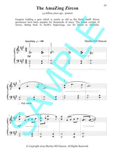 THE AMAZING ZIRCON – Piano Solo from Prehistoric Piano Bk 4 by Martha Hill Duncan