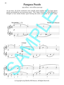 PANGAEA PUZZLE – Piano Solo from Prehistoric Piano Bk 2 by Martha Hill Duncan