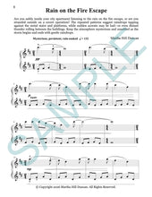 RAIN ON THE FIRE ESCAPE – Piano Solo from PIANO DETECTIVES