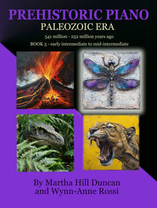 SPIRAL AMMONOIDS – Piano Solo from Prehistoric Piano Bk 3 by Wynn-Anne Rossi