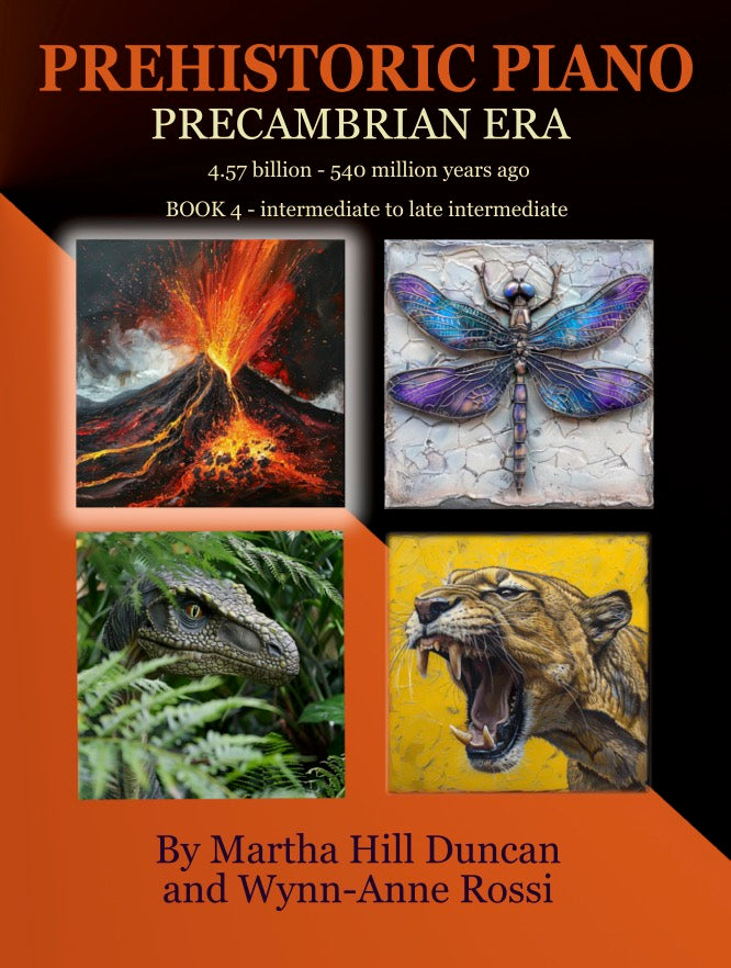 STARDUST – Piano Solo from Prehistoric Piano Bk 4 by Wynn-Anne Rossi