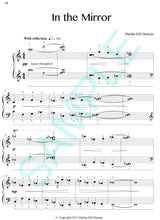One page score sample for In the Mirror