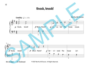 One page sample for Knock, Knock