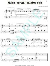 One page score sample for Flying Horses, Talking Fish