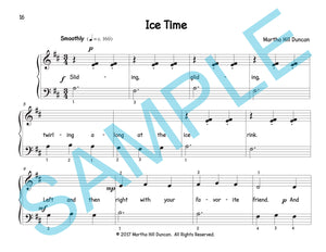 One page score sample for Ice Time