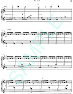 Score sample for Dryspell: page 1
