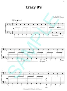 One page score sample for Crazy 8s