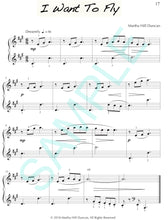 One page score sample for I Want To Fly