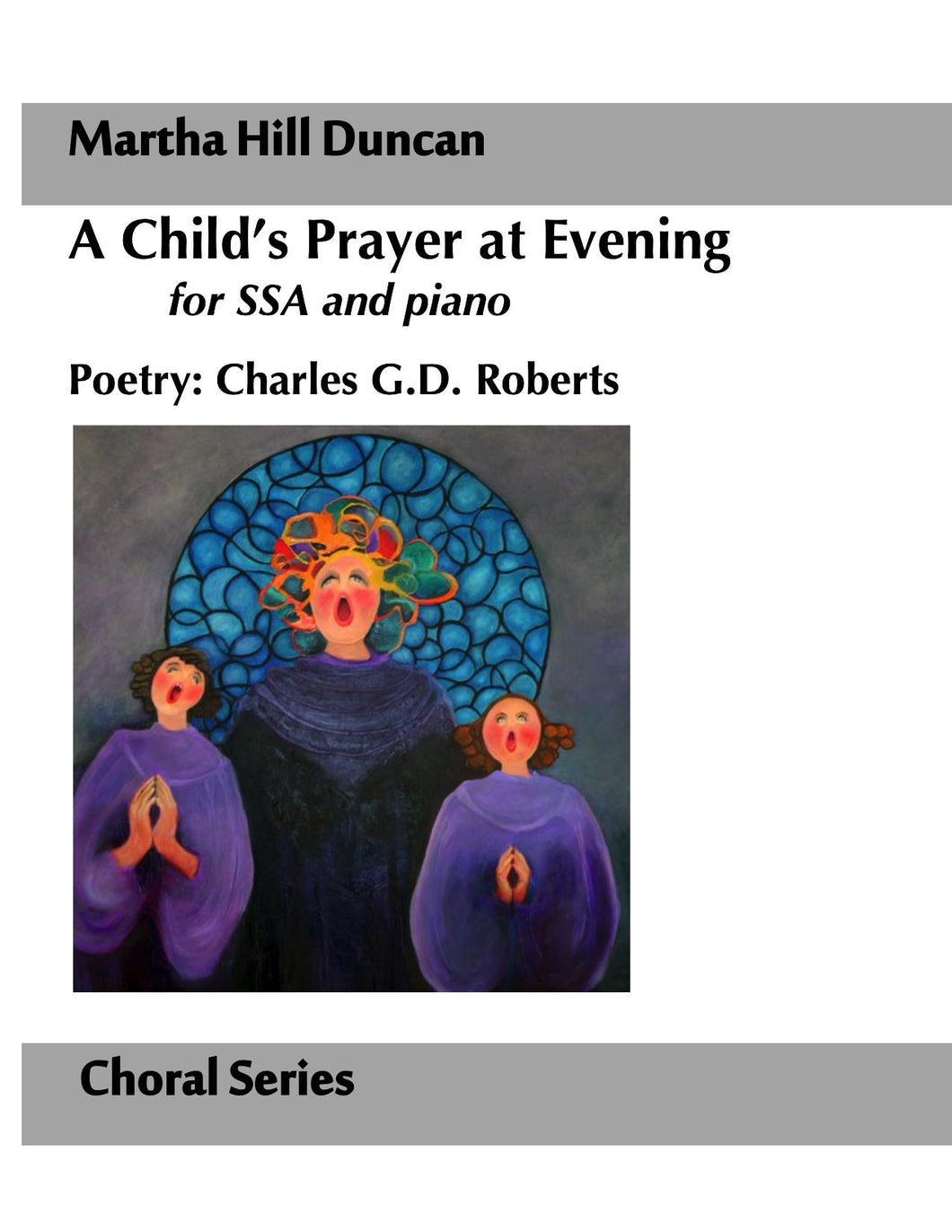 Cover image for A Child's Prayer at Evening SSA