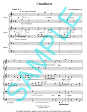 Score sample for Cloudburst: page 1