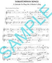 OUTSIDE TO PLAY ON A WINTER'S DAY - High Voice & Piano from SASKATCHEWAN SONGS