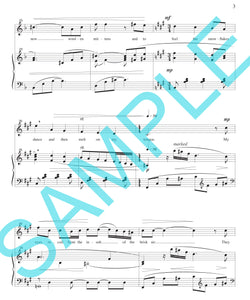OUTSIDE TO PLAY ON A WINTER'S DAY - High Voice & Piano from SASKATCHEWAN SONGS