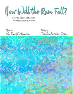 WALTZ FOR A FRIDAY EVENING - Medium/High Voice & Piano from HOW WILL THE RAIN FALL?