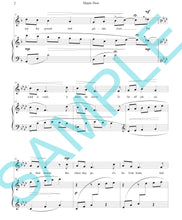 MAPLE DUST - Medium Voice and Piano from MAPLE DUST AND OTHER DELICACIES