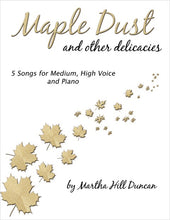 LADY'S SLIPPER - High Voice and Piano from MAPLE DUST AND OTHER DELICACIES