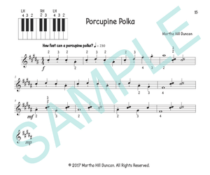 PORCUPINE POLKA - Piano Solo from THE LION'S TALE