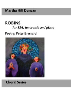 ROBINS FOR SSA, TENOR SOLOIST AND PIANO
