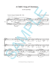 A CHILD'S SONG OF CHRISTMAS FOR SA AND PIANO