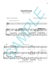 CLOUD DREAMS - Medium/High Voice & Piano from SUMMER