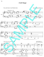 One page score sample for Crab Tango
