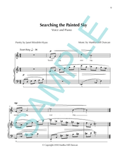 SEARCHING THE PAINTED SKY - Medium/High Voice & Piano from SEARCHING THE PAINTED SKY