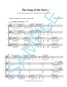 SONG OF THE STARS FOR SSAA