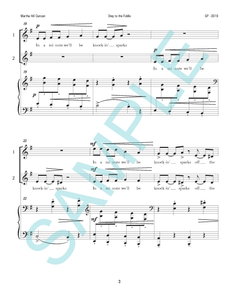 STEP TO THE FIDDLE FOR SA AND PIANO