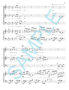 SUNSET SONG FOR SAB AND PIANO
