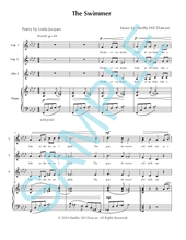 THE SWIMMER FOR SSA AND PIANO