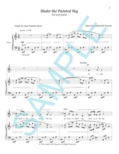 UNDER THE PAINTED SKY FOR SA AND PIANO
