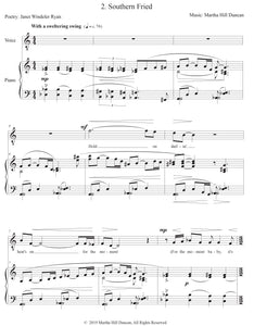 SOUTHERN FRIED - High Voice & Piano from PORCH SONGS