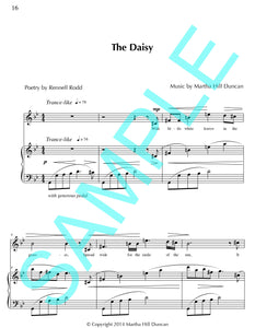 THE DAISY - Medium/High Voice & Piano for FLORALS