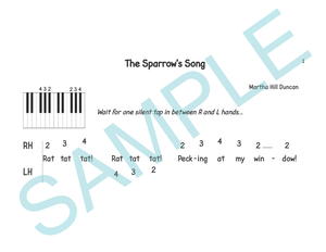 THE SPARROW'S SONG - Piano Solo from THE LION'S TALE