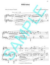 WILD ASTERS - Medium/High Voices & Piano from FLORALS